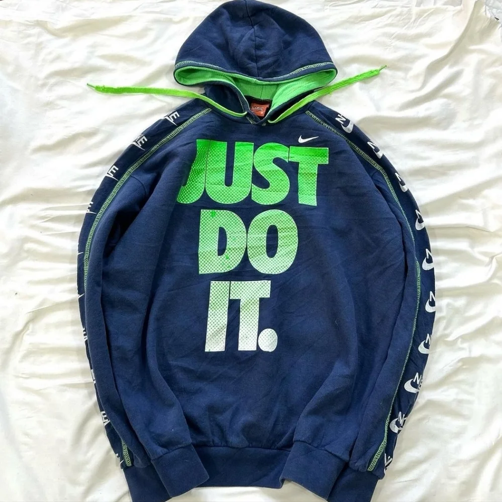 Nike Retro Vintage Just Do it Hoodie - Picture 2 of 7
